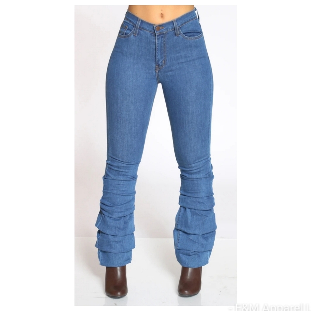 Scrunch Bottom Jeans
